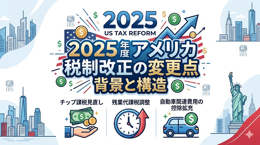 US Tax Reform 2025の変更点と背景